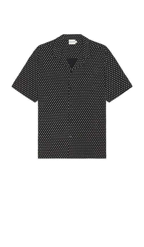 Shop Bound Paisley Cuban Shirt In Black