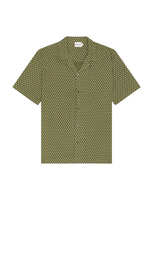 Shop Bound Paisley Cuban Shirt In Sage