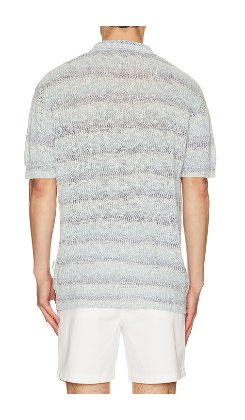 Bound Marine Textured Knit Polo | Thumbnail 2 Bound Marine Textured Knit Polo | Thumbnail 2