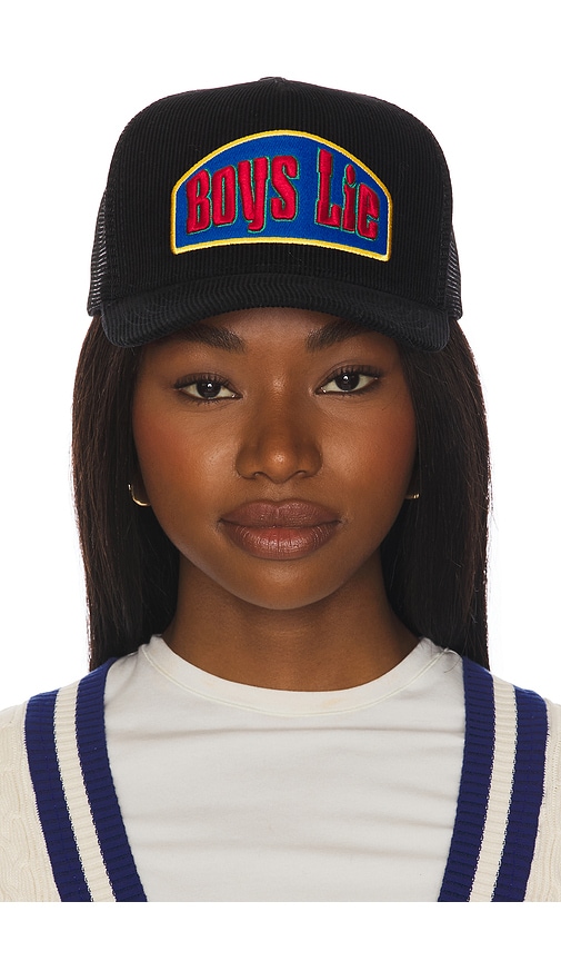 Boys Lie Leave Them On Read Trucker Hat in Black