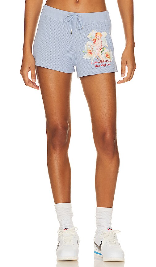 You Left Me Shorts Navy