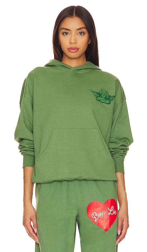 Boys lie green hoodie sale