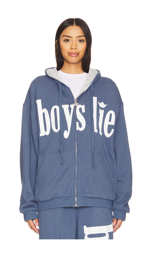 Boys Lie Harley Zip Up in Blue