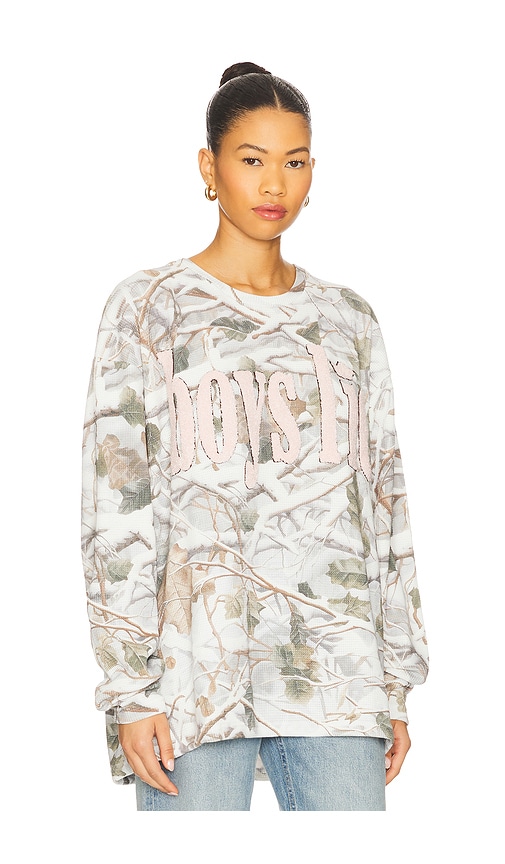 Boys Lie Rose Colored Thermal In Multi