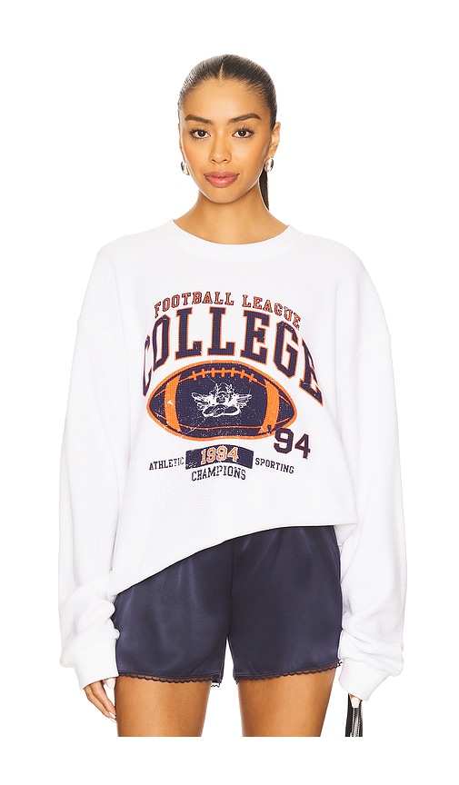 Boys Lie Out Of Their League Kara Crewneck In White
