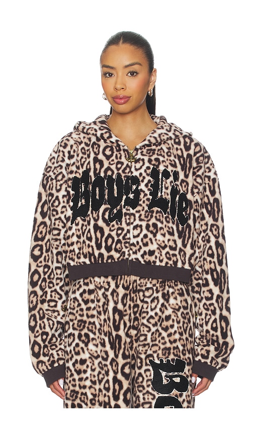 Boys Lie No One Likes A Cheetah Alex Hoodie In Animal Print