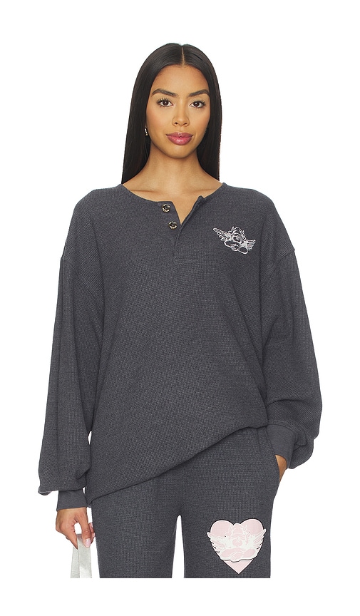 Boys Lie Read Receipts K-boyfriend Crew Sweatshirt In Blue