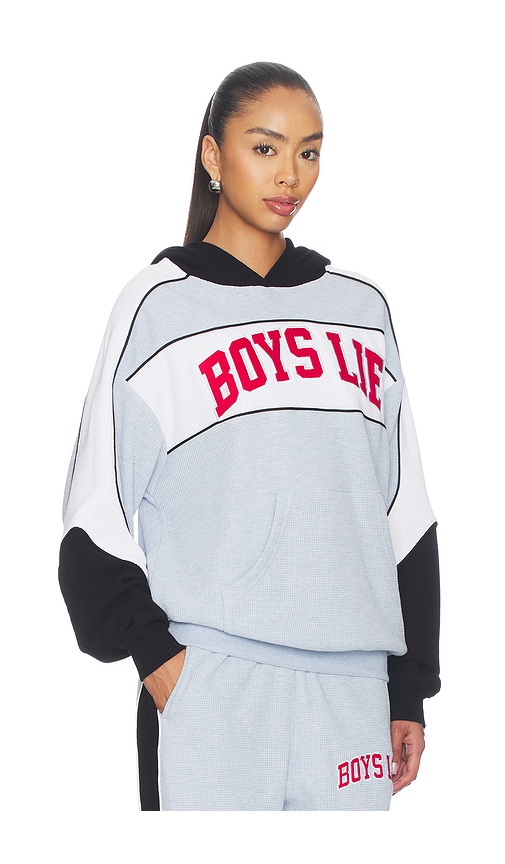 Boys Lie Good Sport Thermal Racer Hoodie | Thumbnail 2