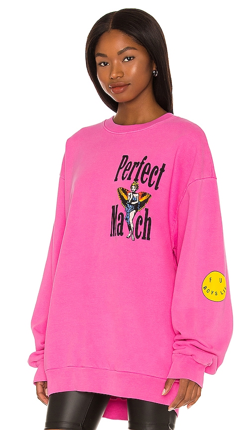  Boys Lie Sweatshirt Perfect Match In Pink. 
