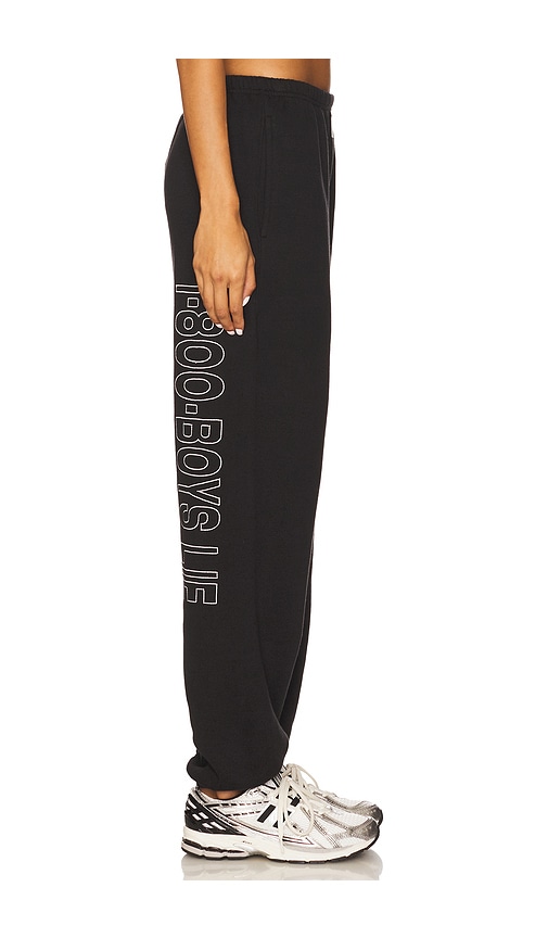 Boys Lie 1-800 Disconnected Kimmy Cotton Blend Sweatpants In Black
