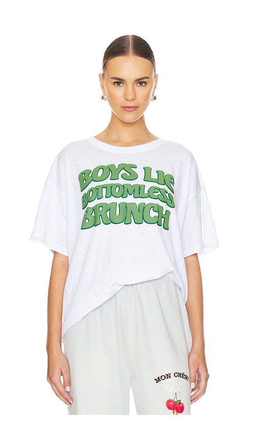 Shop Boys Lie Sunny Side Boyfriend Tee In White