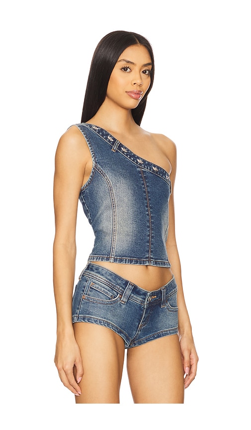 Boys Lie Party Half Denim Top