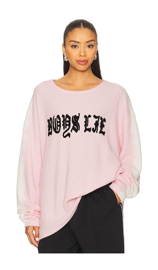 Boys Lie High Class Private School Bf Tee In Pink