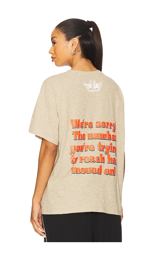 Boys Lie 1-800-manhunt Heather Bf Tshirt In Neutral