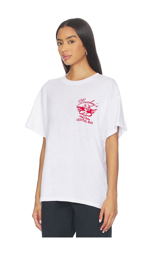  Boys Lie T-shirt Mit Motiv In White. Größe S/m. Also In L/xl. 
