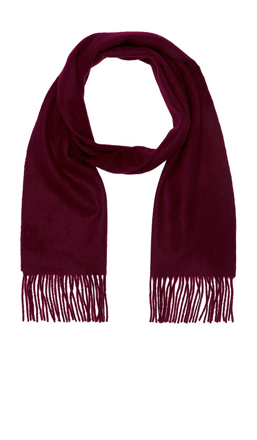 BEAMS CASHMERE SCARF SOLID 