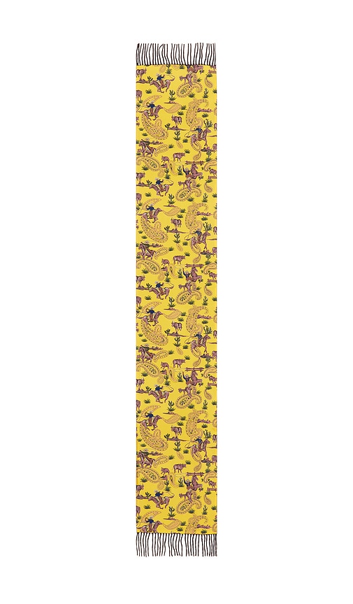 Beams Rev Scarf Cowboy In Brown