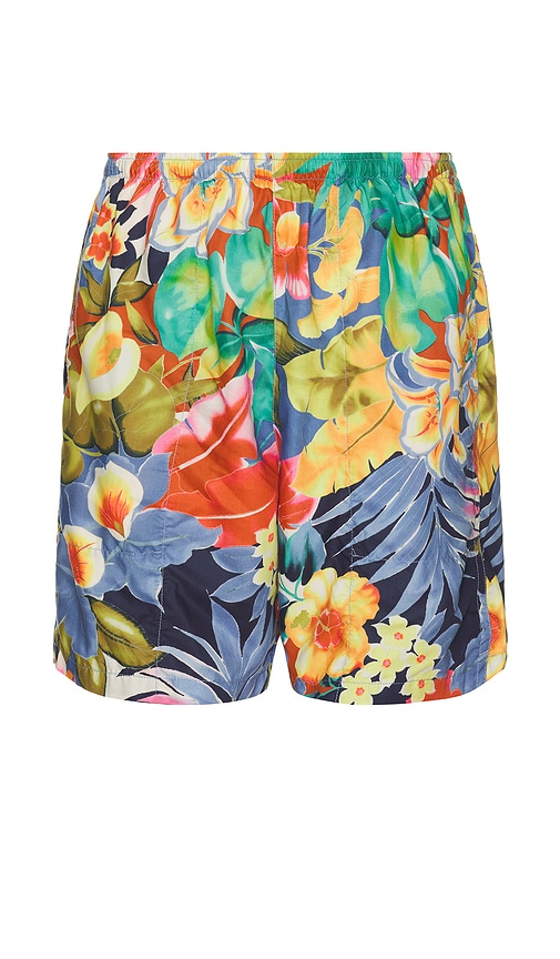 Gym Shorts Tropical Pattern Print in . Size M, XL - Beams Plus - Modalova