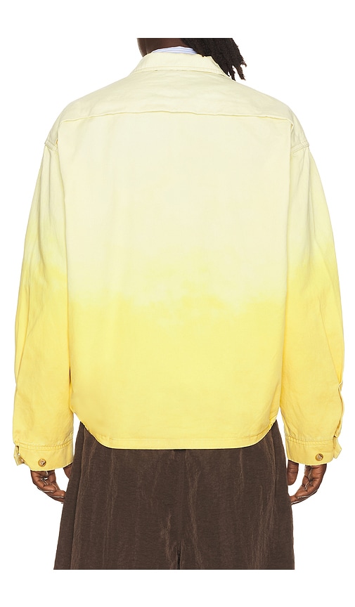  Beams Plus Short Blouson Gradation Print In Lemon. Size S. Also In M, L. 