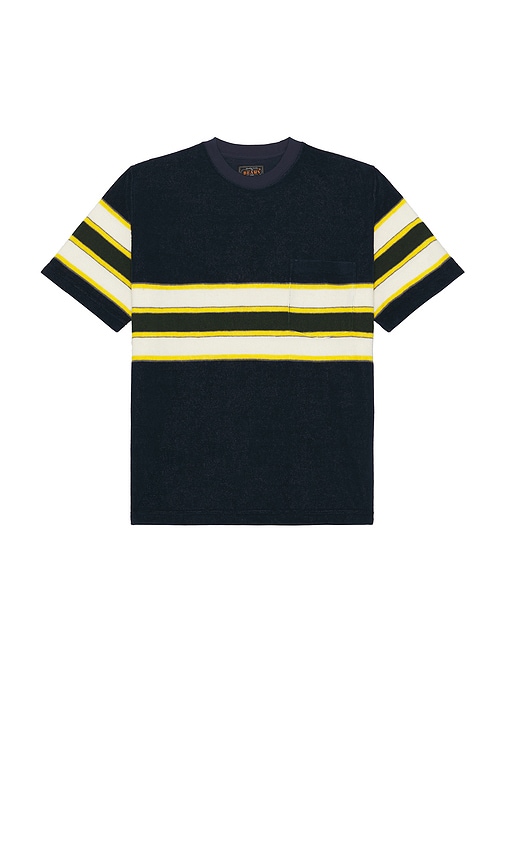 Pocket Tee Stripe Pile en . Taille L. Also en M, S, XL - Beams Plus - Modalova