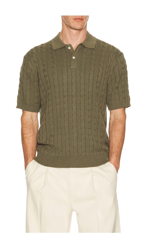 Beams Plus Knit Polo Cable