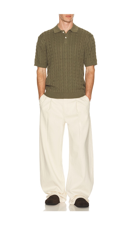  Beams Plus Polohemd Knit In Green. Größe S. Also In M, L, Xl. 