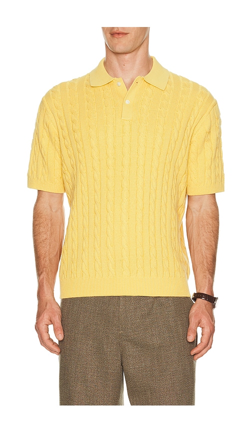 Beams Plus Knit Polo Cable