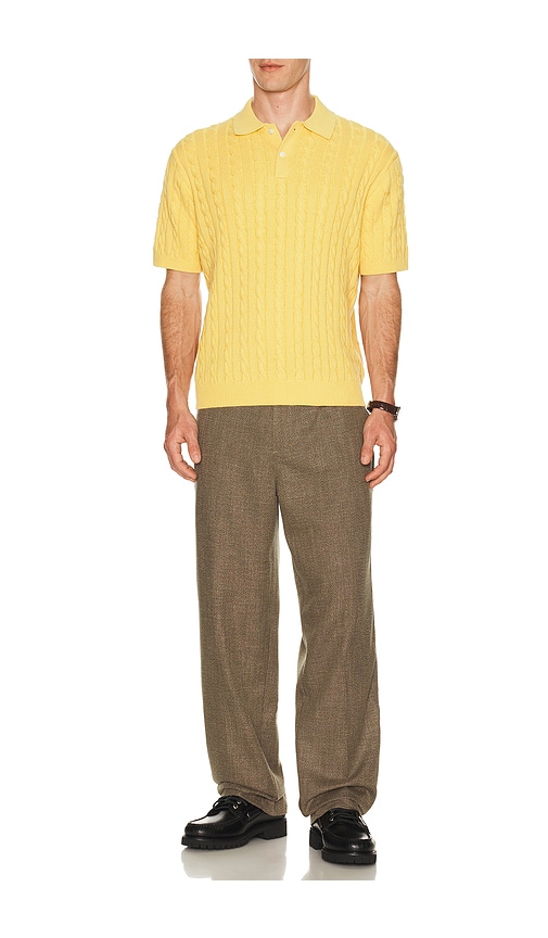  Beams Plus Polohemd Knit In Yellow. Größe S. Also In L. 