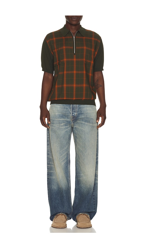  Beams Plus Hemd Half In Olive. Größe S. Also In M, L, Xl. 
