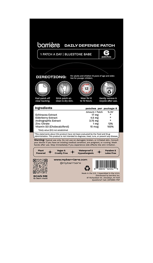 Barrière Daily Defense Patch 6 Pack