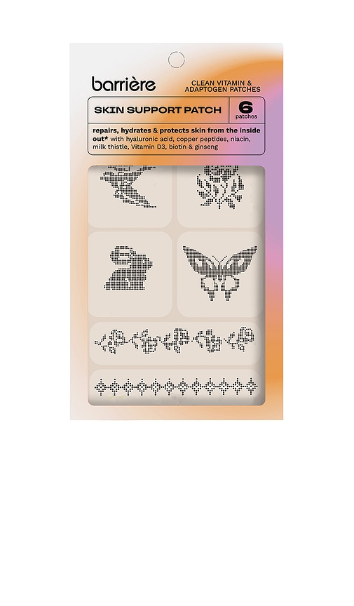 barriere Skin Support Patch 6 Pack in Cross Stitch.