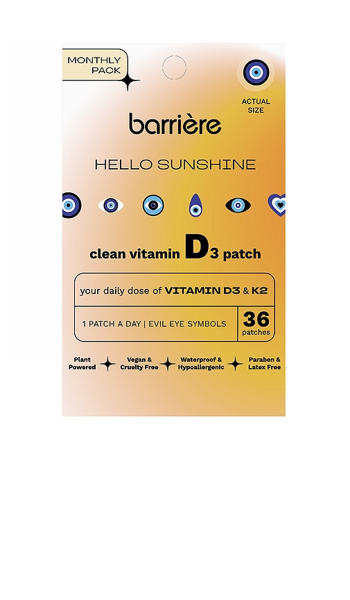Barrière Hello Sunshine Vitamin D3 Patch 36 Pack
