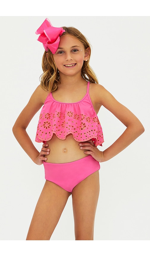 Beach Riot Little Tanvi And Janie Set In Pink