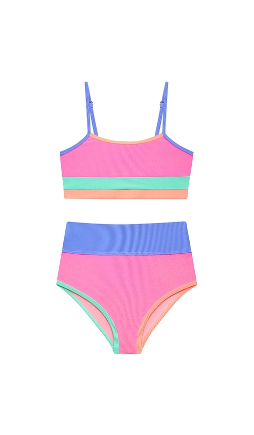 BEACH RIOT Little Eva And Emmie Swim Set