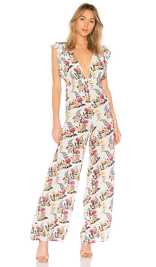 BEACH RIOT X REVOLVE Sunny Jumpsuit in Blue Floral | REVOLVE