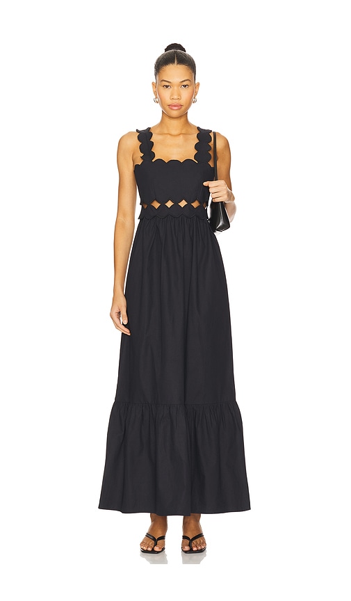 Beach Riot Campbell Dress In Black