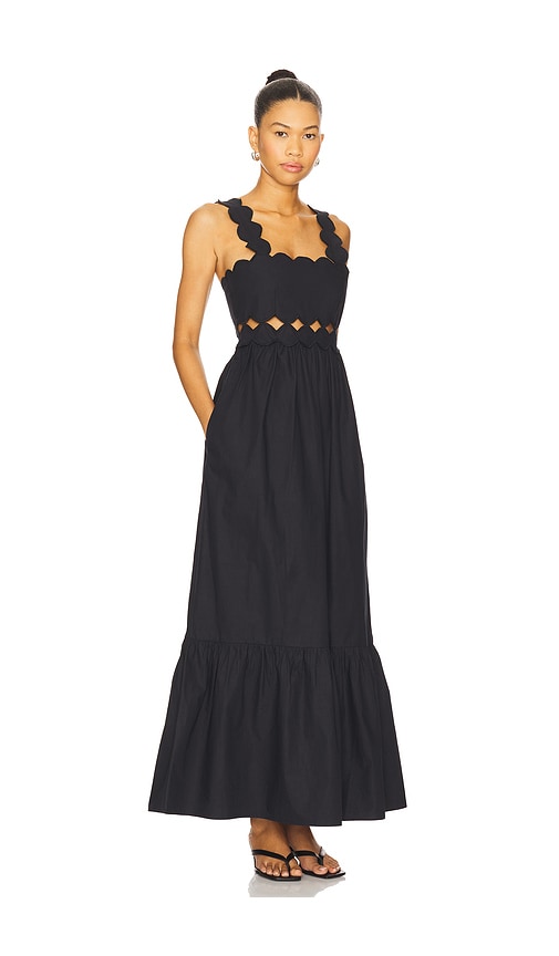 Beach Riot Campbell Dress In Black