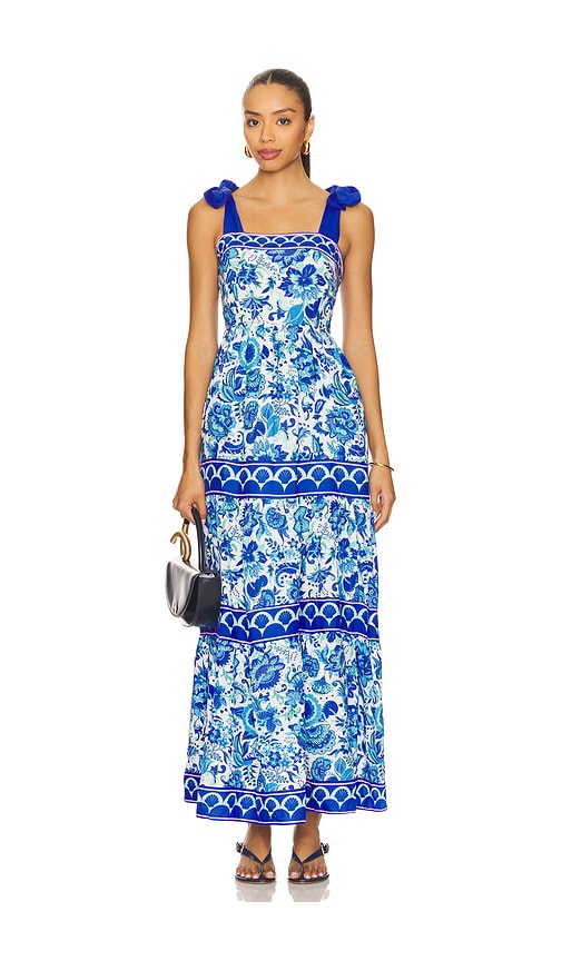 Charlotte Dress in Blue. - size S (also in M, XS)