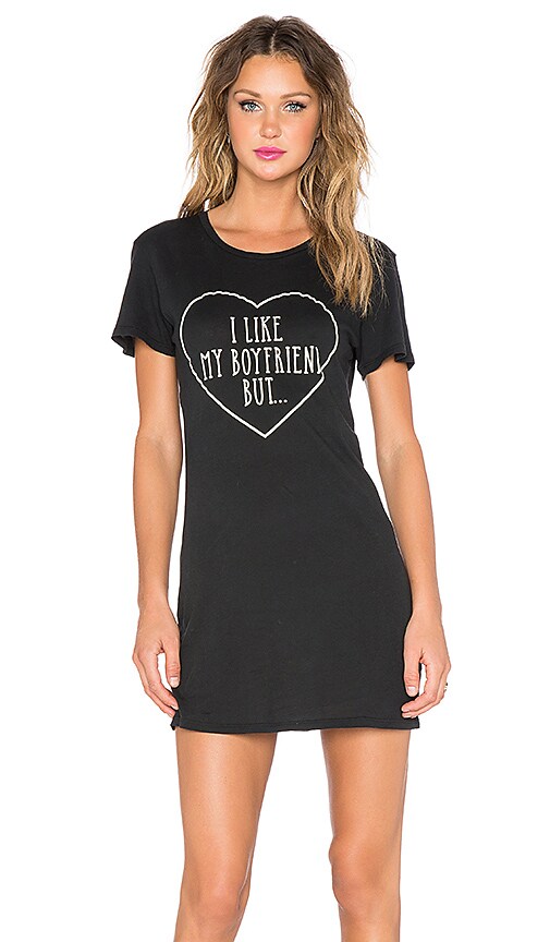 I Like My BF T-Shirt Dress