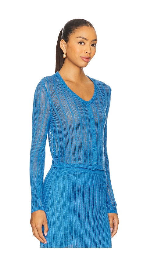 Beach Riot Hani Cardigan In Blue