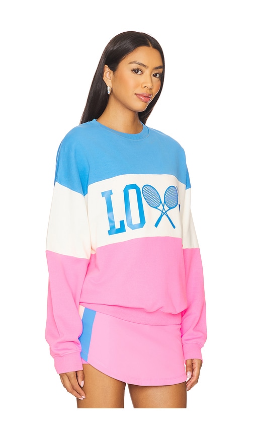 Beach Riot Devyn Oversize Colorblock Cotton Sweatshirt In Multi