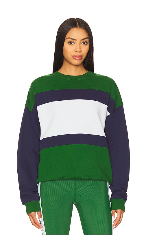 Beach Riot Devyn Oversized Crew-neck Sweatshirt In Green