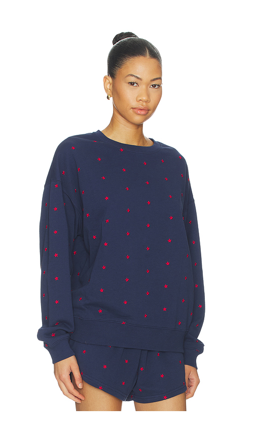 Beach Riot Devyn Oversized Sweatshirt In Blue
