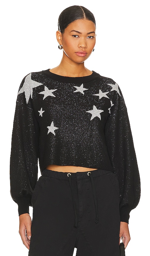 Beach Riot Ava Sweater In Silver Star
