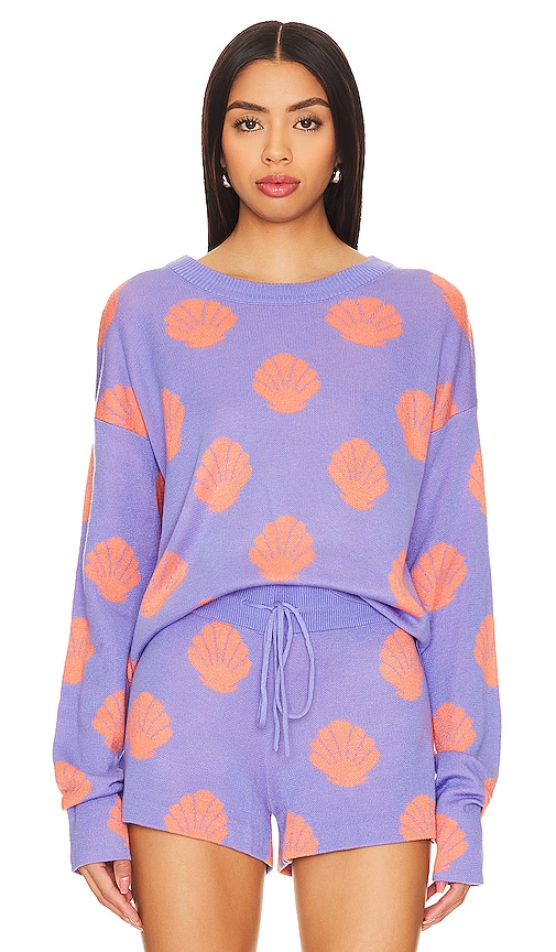 Shop Beach Riot Beach Sweater In Purple