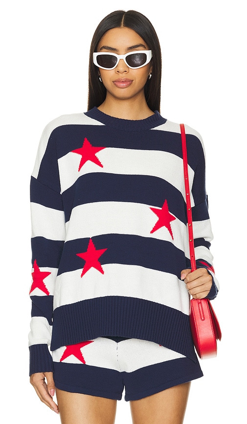 Shop Beach Riot Callie Sweater In Liberty Stars