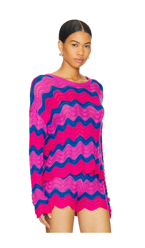 Shop Beach Riot Beach Sweater In Orchid Wave