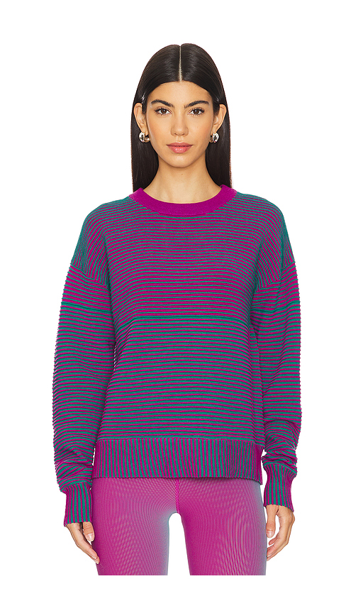 Shop Beach Riot Occulus Sweater In Sorbet Two Tone