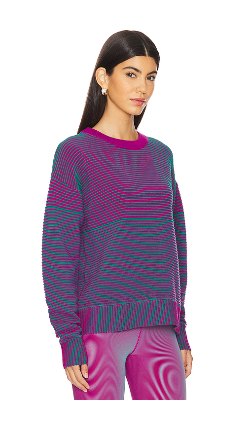 Shop Beach Riot Occulus Sweater In Sorbet Two Tone