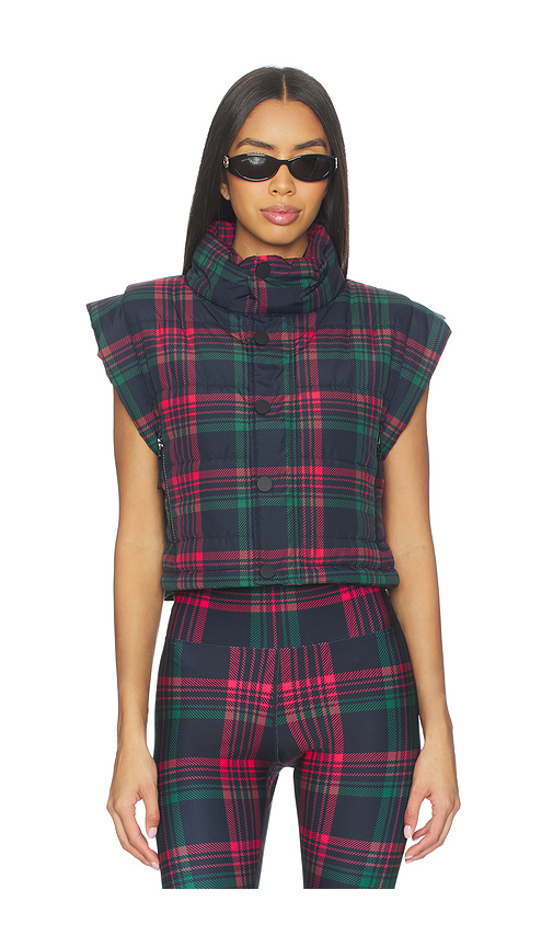 Beach Riot Canyon Puffer Vest In Blue
